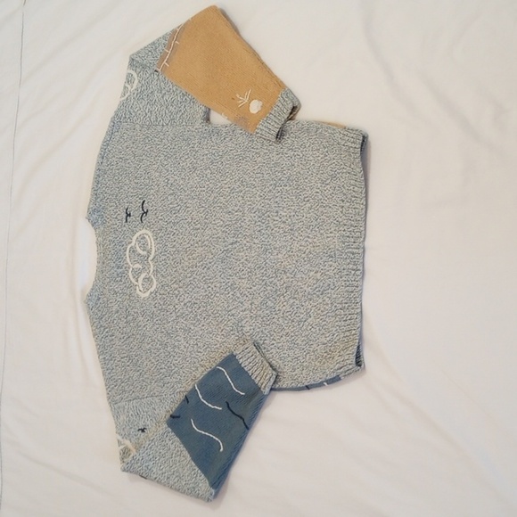 ID Blues Womens Cardigan Sz S Sweater Grannycore  Eclectic Grandpa Lighthouse - Picture 11 of 11